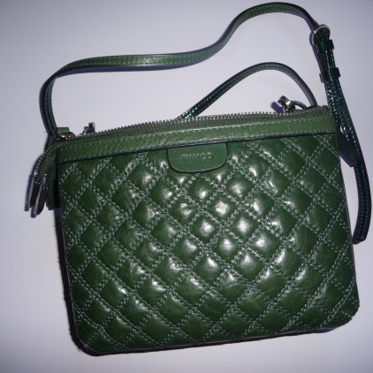 My trusty Mimco Hip Bag reverse side quilted