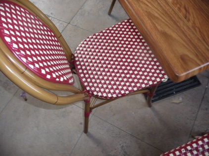 Pretty chairs in the cafe