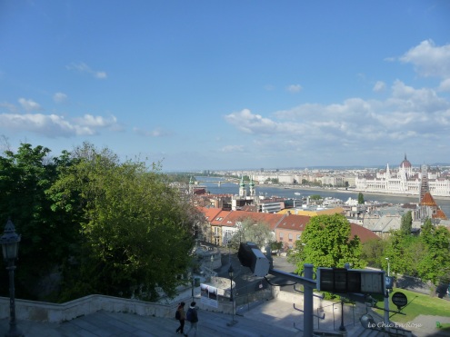 View back across the Danube from Fisherman's Bastion
