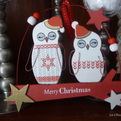 Merry Christmas Owls