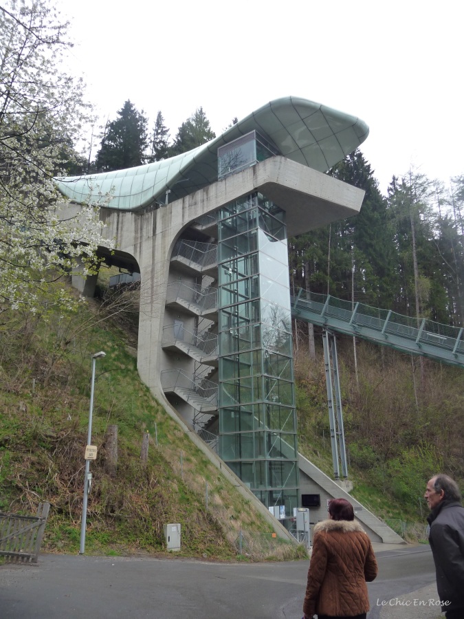 The funicular railway (part of the Nordkettenbahn) takes you up to Alpenzoo