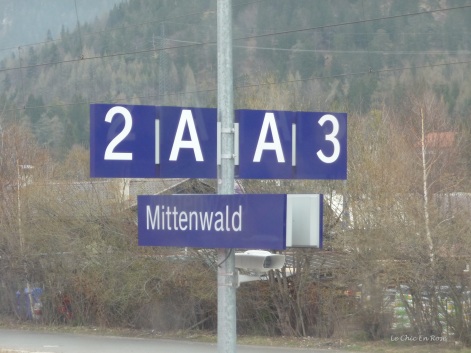 Coming into Mittenwald Station
