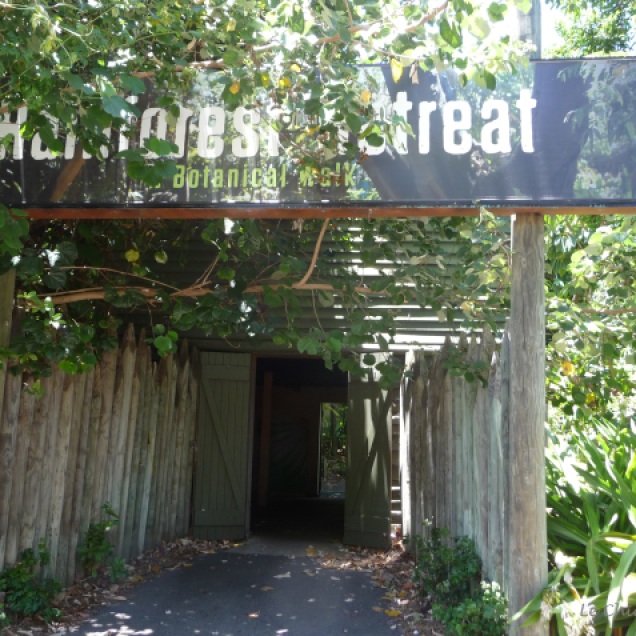 The Hay Shed is now the entrance to the Rainforest Retreat at Perth Zoo