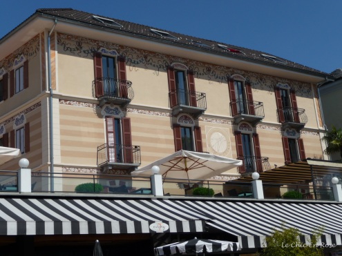 I loved all the awnings on the hotels and restaurants lakeside Ascona