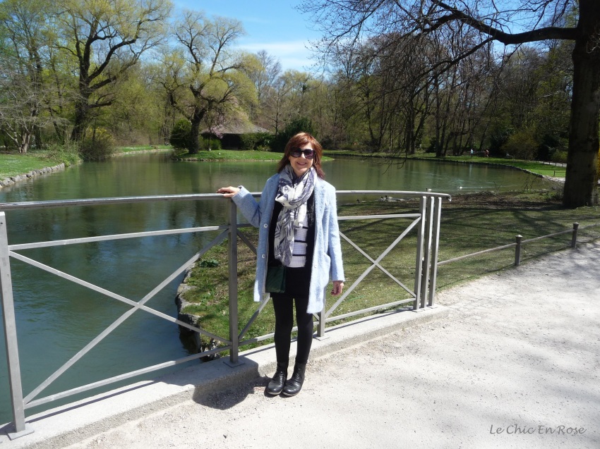 By a lake in the Englischer Garten