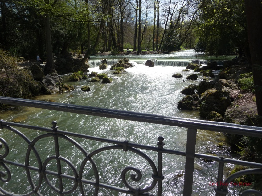 River Eisbach in the Englischer Garten
