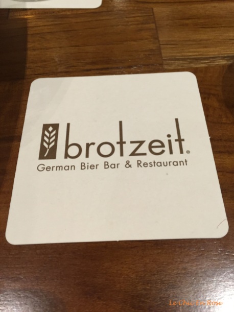 Brotzeit drink coaster