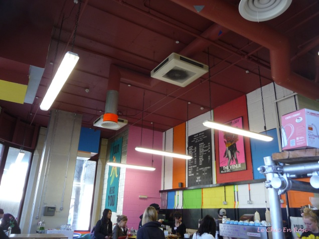 Arty interior Beany Green Cafe, Little Venice/Paddington Central