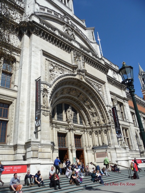 Front entrance to the V&A Museum Cromwell Road London