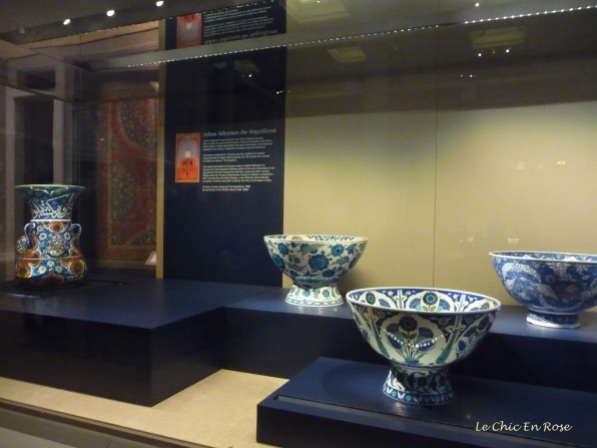 Pottery in the Middle Eastern section