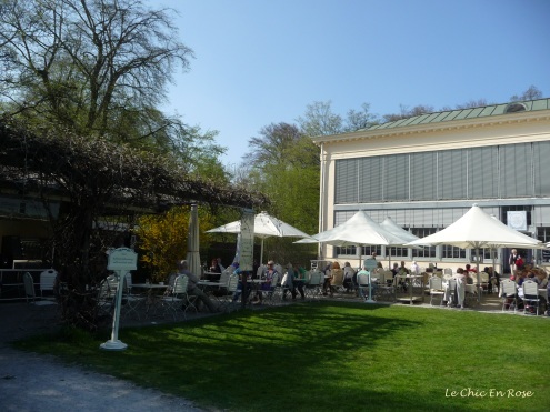 A little further down from the palace you come to the Schlosscafe Im Palmenhaus