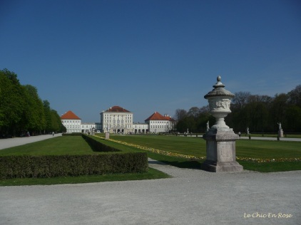 View back up to the palace from the grounds