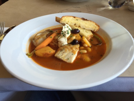 Dish of the day - hearty fish stew