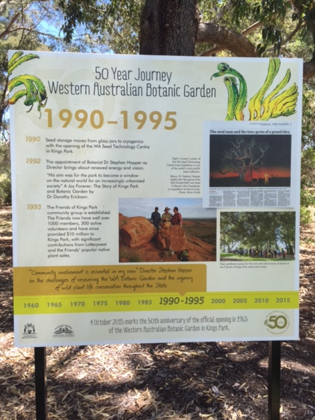 History of Kings Park 1990- 1995. We first arrived in Perth from the UK in October 1990!
