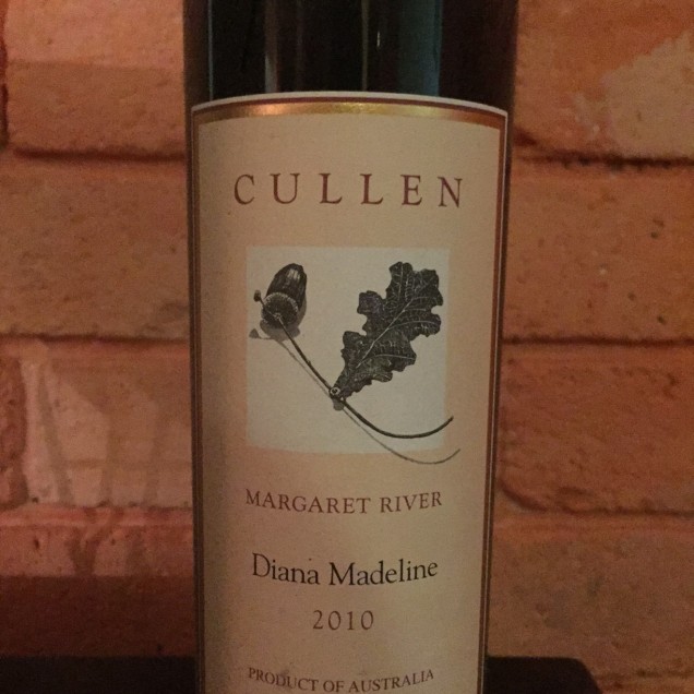 One of our bottles of the celebrated "Diana Madeline" Cabernet Sauvignon