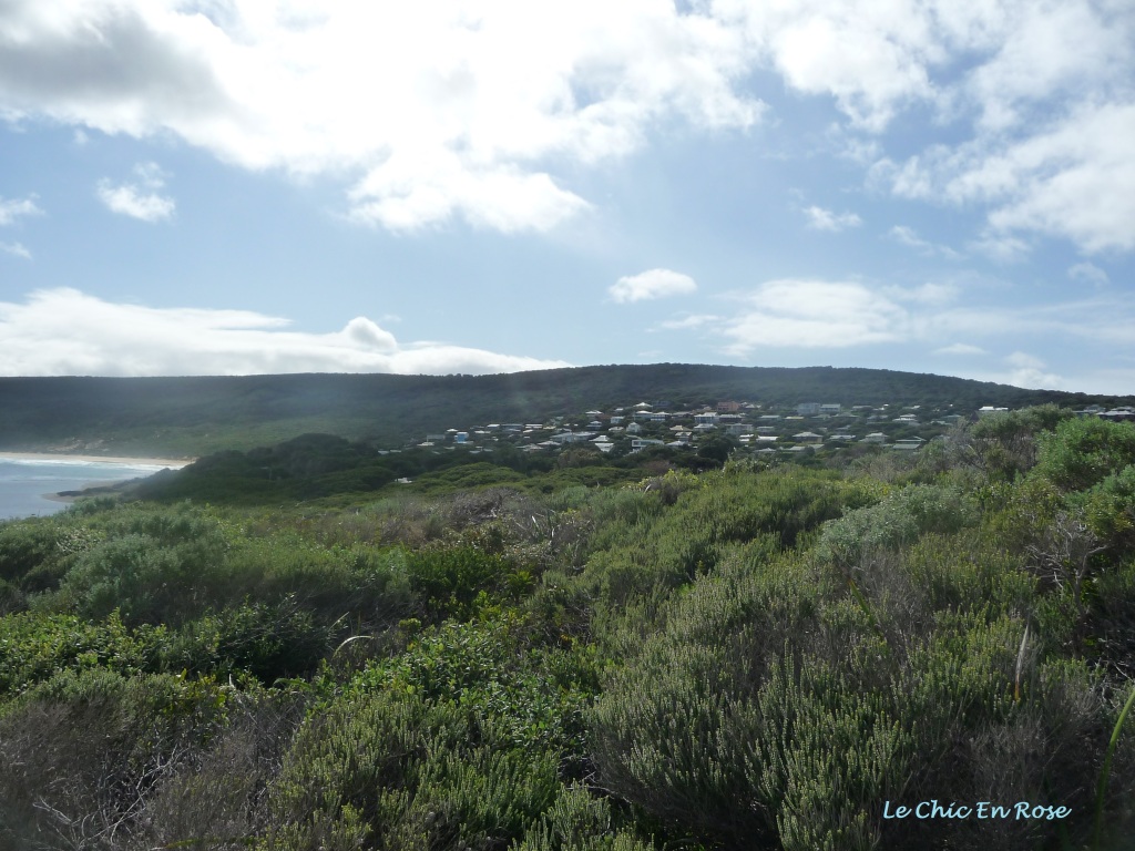 The settlement of Yallingup on the ridge overlooking the Indian Ocean