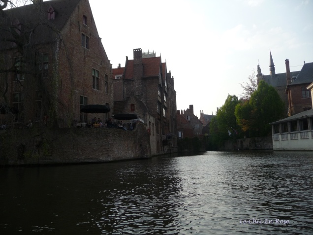 Old houses line the canals