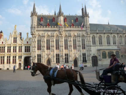 Old square in Bruges