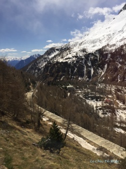 Rugged Scenery Climbing Up To The Bernina Pass