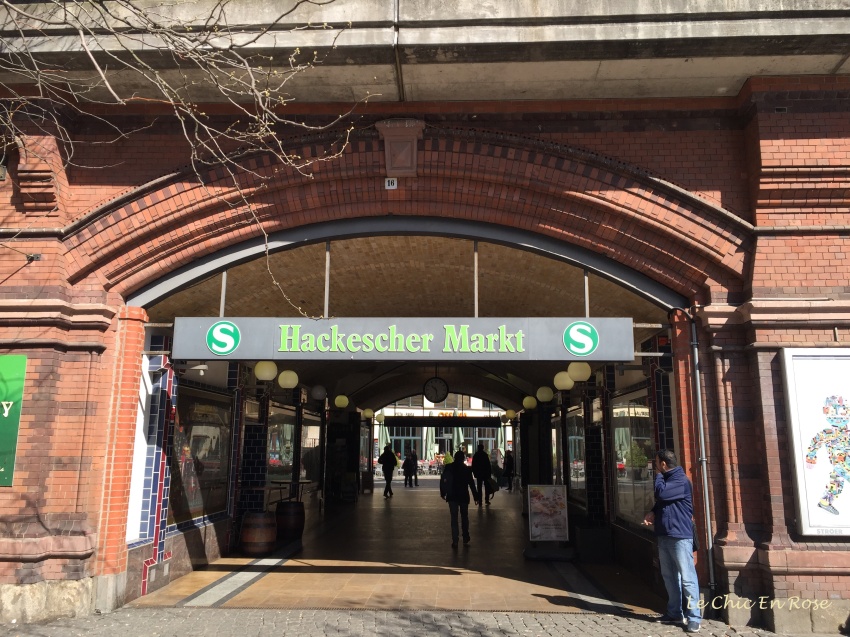 Hackescher Markt S Bahn Entrance Berlin