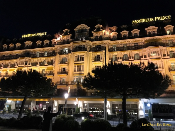 Montreux Palace Hotel By Night