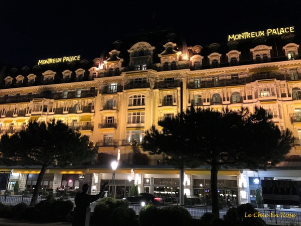 Montreux Palace Hotel By Night