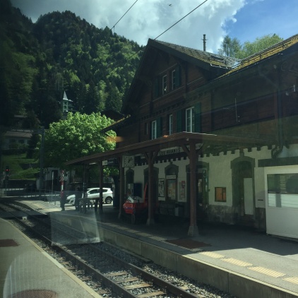 Station at Les Avants