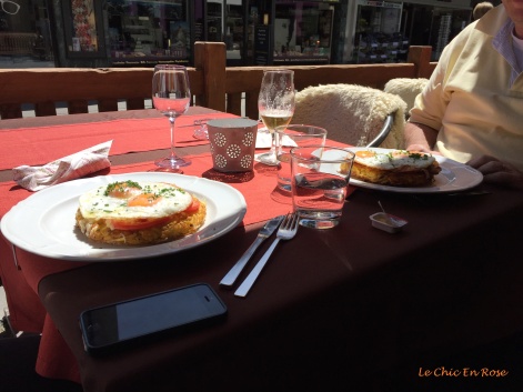 Swiss style lunch - Roesti